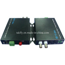 Hohe Qualität 2 CH 1080 P Auflösung Ahd &amp; Cvi &amp; Tvi Video Fiber Übertragung